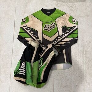 Fox Green and Black Jersey